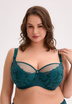 Polovystužená podprsenka Maxi zelená