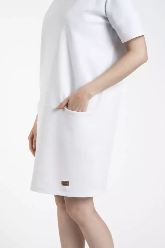 Karina Dámska tunika s krátkym rukávom Italian Fashion - biela