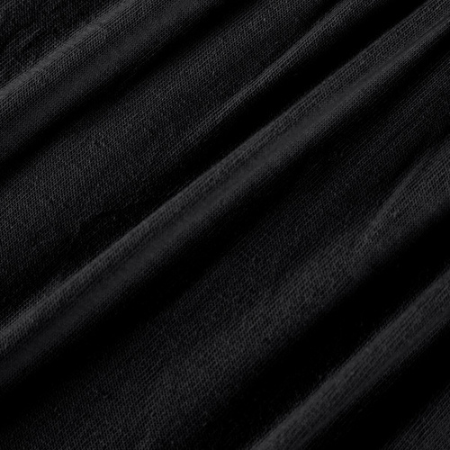 Jersey prestieradlo 4 Eurofirany s gumou bavlna elastan 190 g/m² čierne