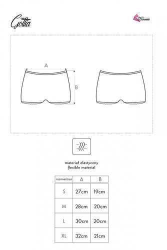 Gottia LC 6051 Dámske šortky LivCo Corsetti Fashion white