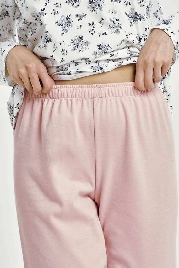 Martina 3451 Taro dámske pyžamo biele 100% bavlna classic