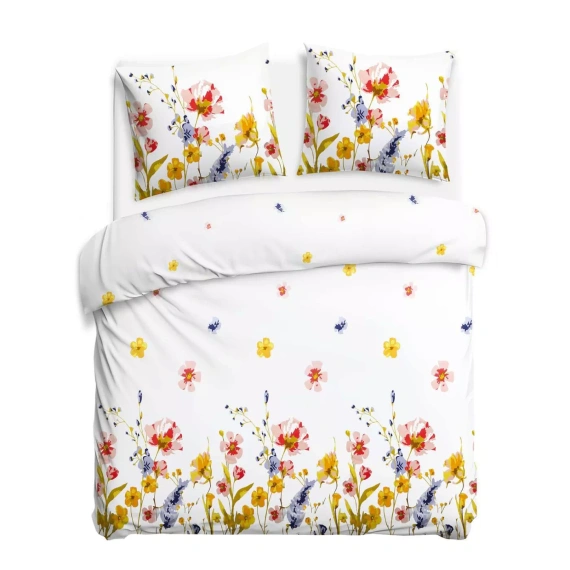 Flanelové obliečky Darymex 31521/1 kvety bavlna 160 g/m² teplé