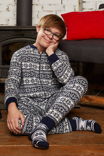 Alaska Detský overal Italian Fashion - námornícka modrá