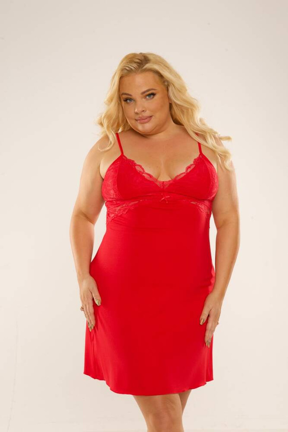 739 Nočná košeľa Velar Forex - červená