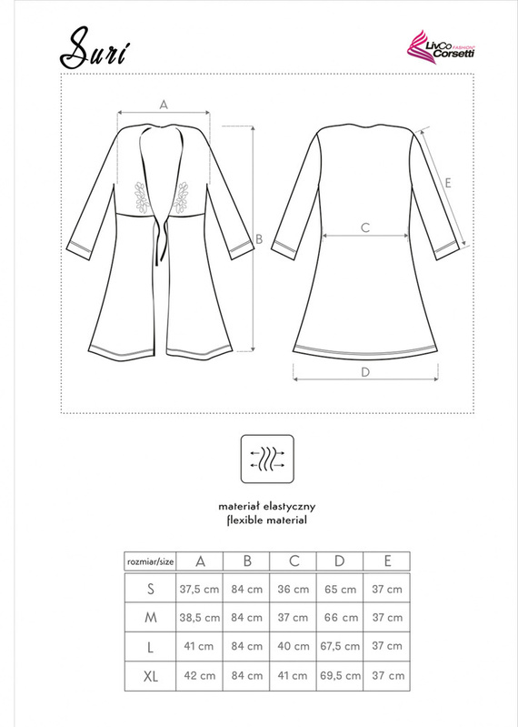 Suri LC 90021 Dámsky župan LivCo Corsetti