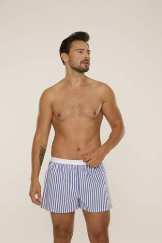 826 Taylor Pánske boxerky De Lafense - modré