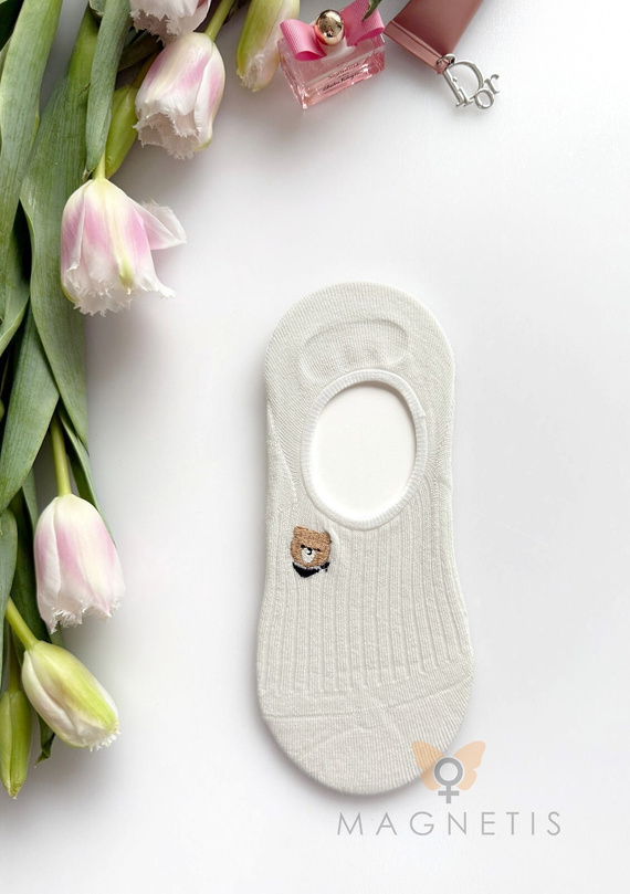 Dámske balerínkové ponožky YN-251131 Magnetis – viskóza so silikónom na päte