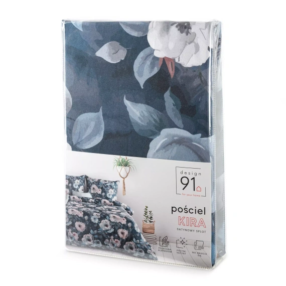 Posteľná bielizeň Kira Design 91 kvetinová obojstranná mäkká na zips
