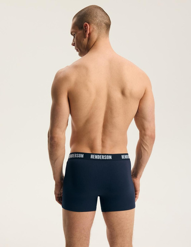 Pánske boxerky Henderson 45477 Frost 2-pack bavlnené so širokou gumou a logom