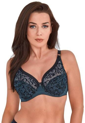 BS 1213 Polovystužená podprsenka Adaline (polomäkká)Gaia-tyrkysová