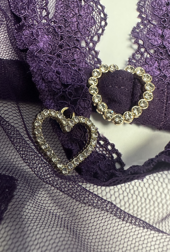 Belissana Set Violet Passion purple - elegantný set spodného prádla pre ženy