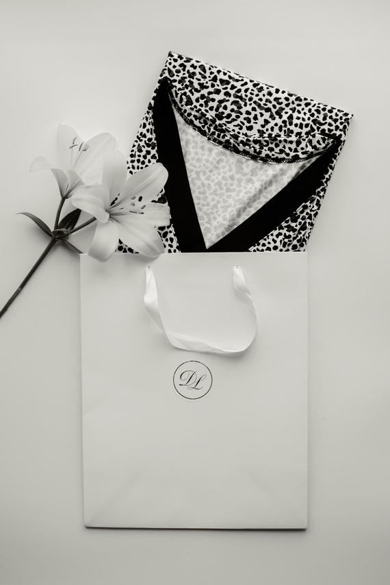 853 Kendall De Lafense - Nočná košeľa z viskózy Panther - ecru camouflage