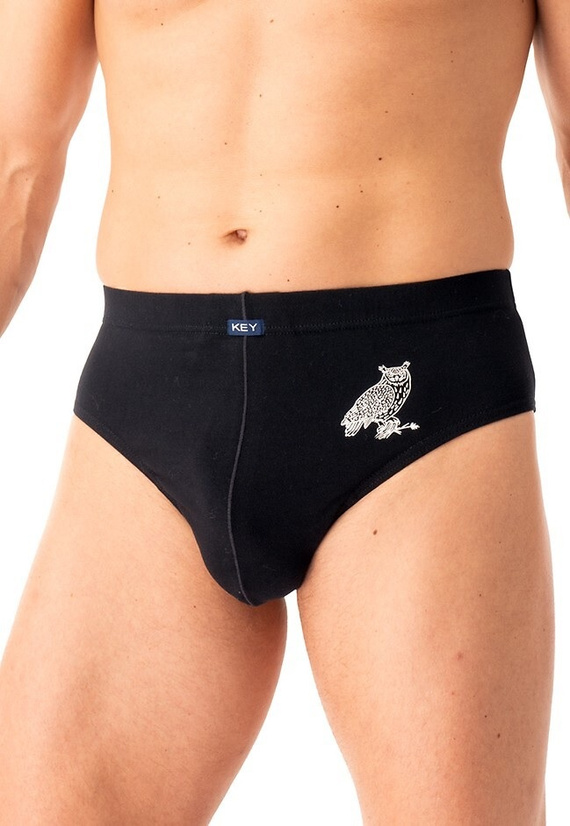 Pánske slipy MPP 703 B25 Key grey black - bavlna, 2 balenia v krabici, pohodlie a štýl