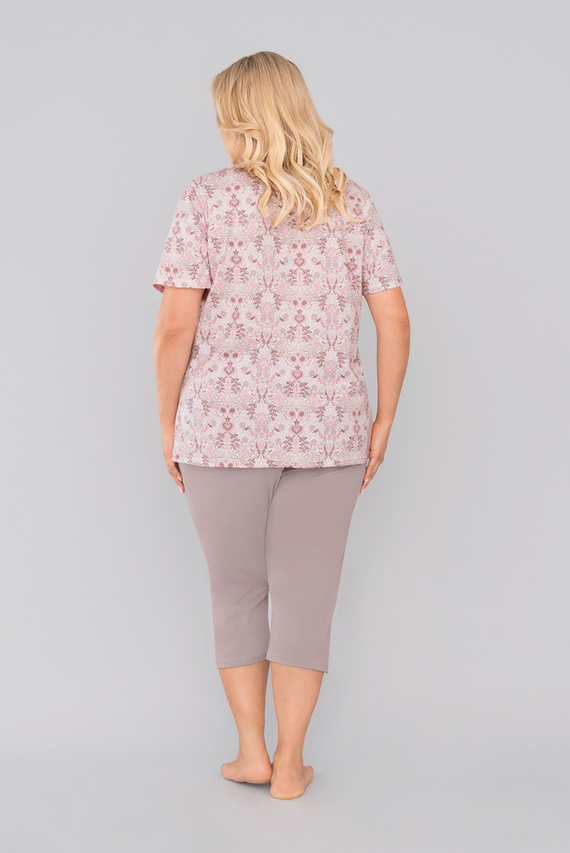 Kalmia Dámske pyžamo s krátkym rukávom, 3/4 nohavice Talianska módna potlač