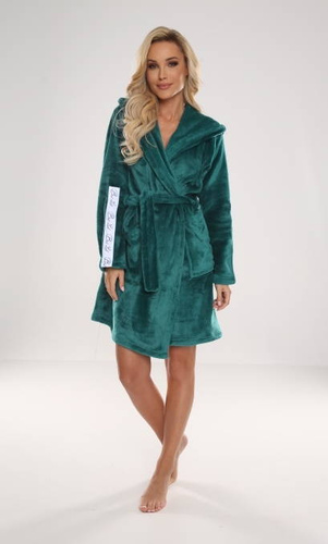 626 Abigail Dámsky krátky župan Forex - zelený