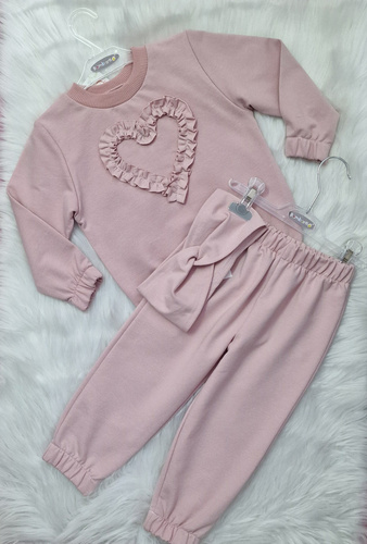 Mia Detská mikina Bambarillo smokeky pink - bavlna a elastan, mäkký mikinový úplet | Pohodlie a štýl