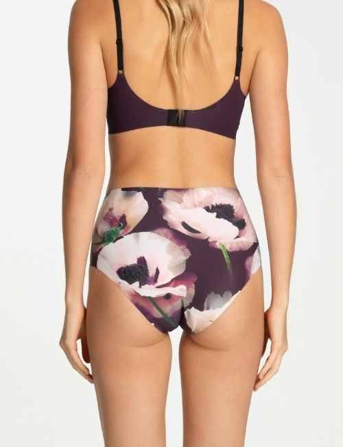 Velvet Bloom Simple Maxi Women's Figs od Julimex - kvetinový vzor, bez švov