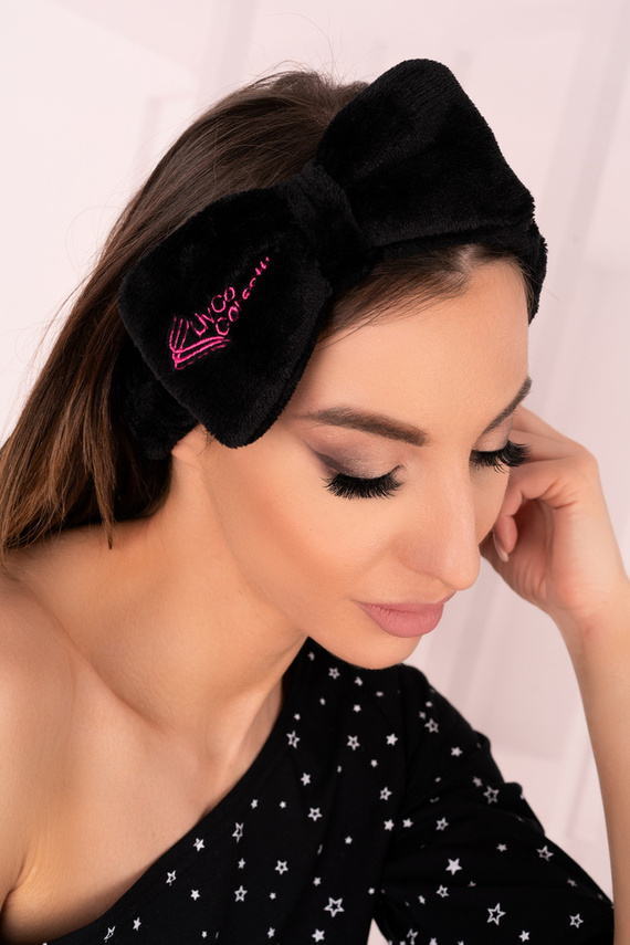 Krissan Black SP012 LivCo Corsetti Módna čelenka do vlasov - čierna