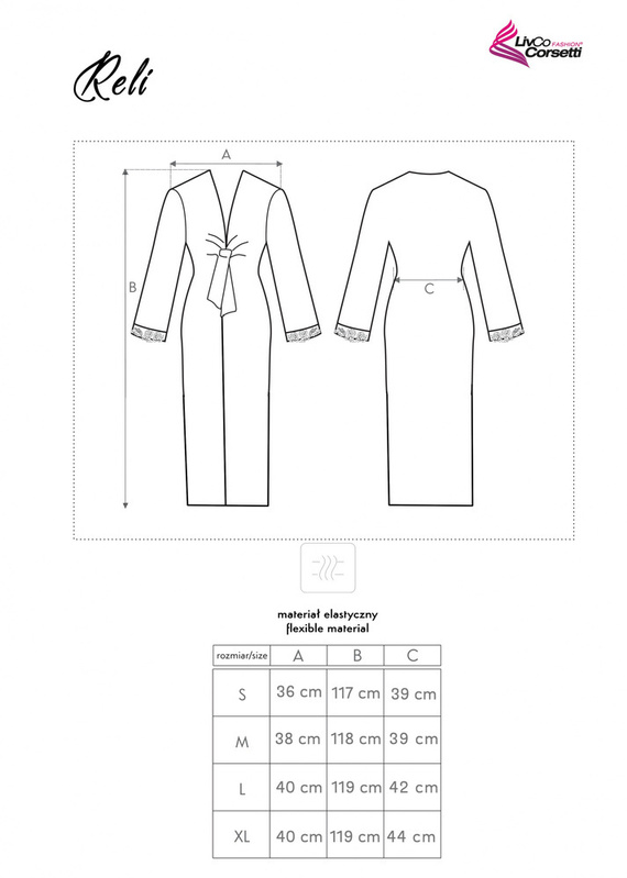 Reli LC 90027 Dámsky župan LivCo Corsetti