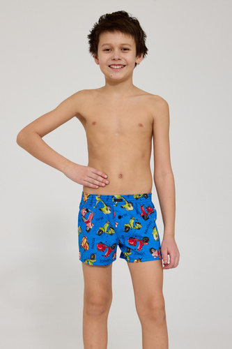 Chlapčenské boxerky 714/09 715/09 Cornette 100% bavlna s gombíkom