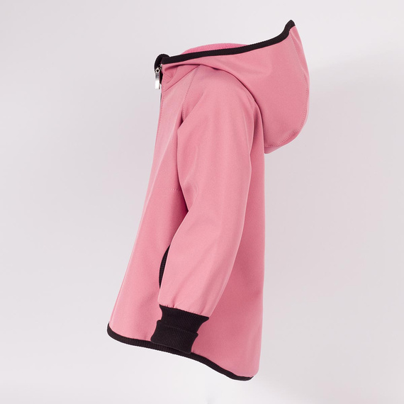 229001 Nicol Softshellová dievčenská bunda s kapucňou, fleece, reflexná
