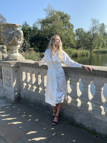 798 Dámsky župan Classic Forex - perleťový