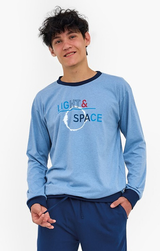 998/57 Cornette F&Y mládežnícke pyžamo - bavlna, dlhý rukáv, nohavice