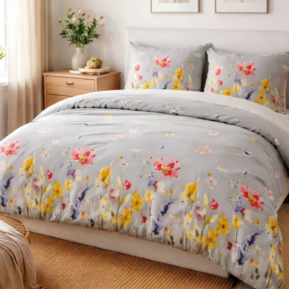 Flanelové obliečky Darymex 31521/2 kvety bavlna 160 g/m² teplé