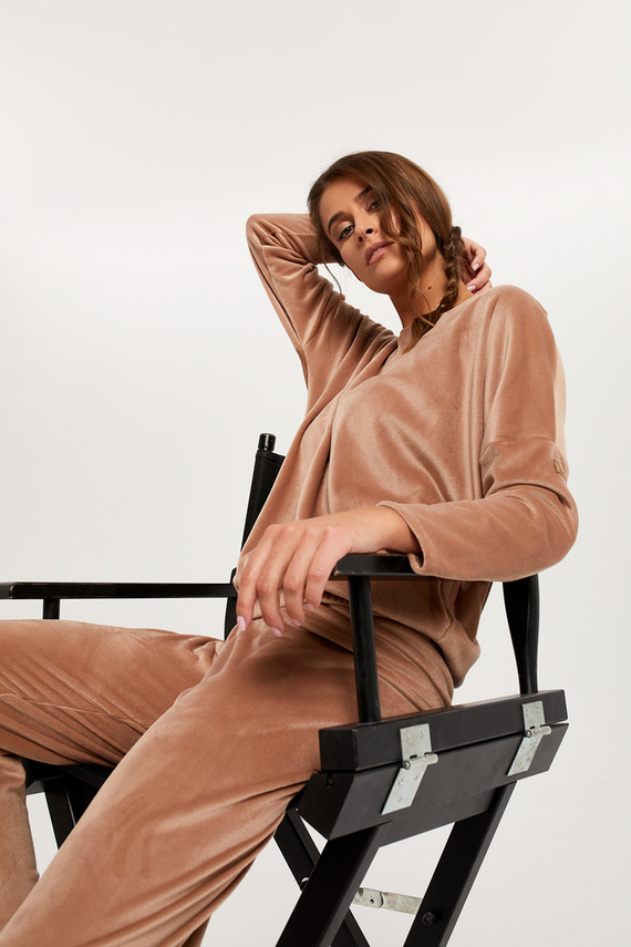 Dámska dlhá súprava Juga. rukáv, dĺžka. nohavice Italian Fashion - béžové