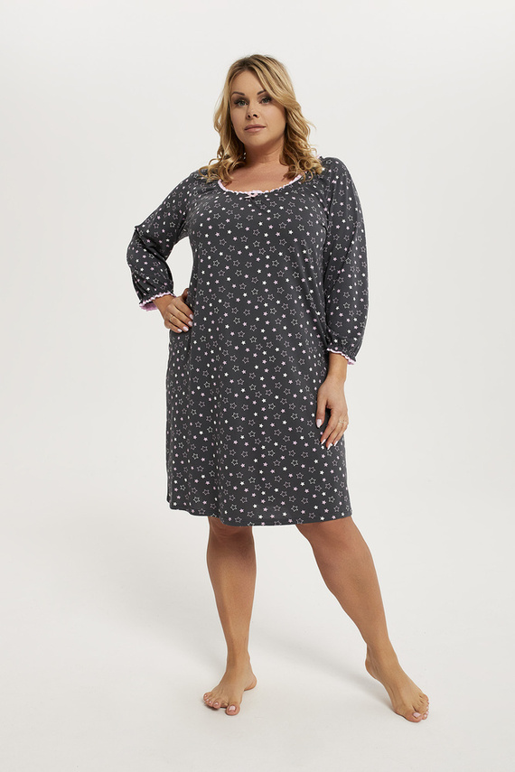 Nočná košeľa Antilia 3/4 rukávy Talianska móda - potlač