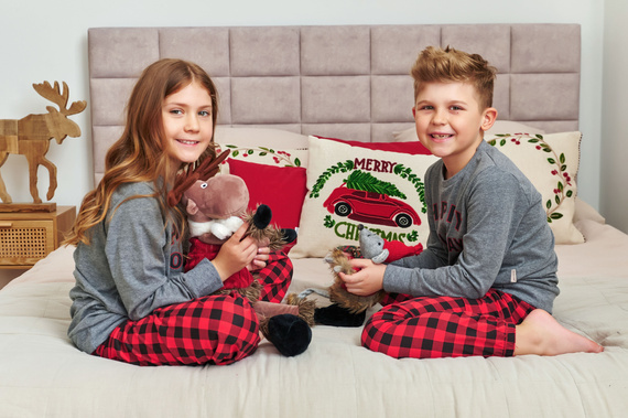 7345 Detské pyžamo Dark Grey Doctor Nap - 100% bavlna