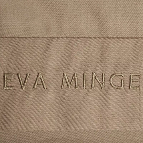 1E Elegantné saténové posteľné prádlo Eva Minge Eurofirany svetlohnedá | makrosatén 100% bavlna