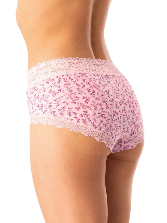 Dámske nohavičky Key LPC 547 navy pink - bavlnené, pohodlné, sada 2 kusov