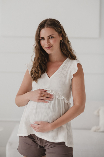 Mliečna blúzka pre tehotné a dojčiace ženy - pohodlie a štýl Milk&Love cream