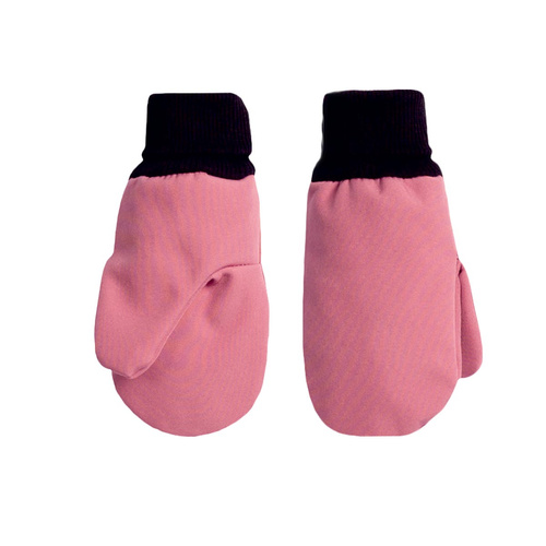 229070 Detské rukavice Nicol Softshell nepremokavé s flísom - ružové