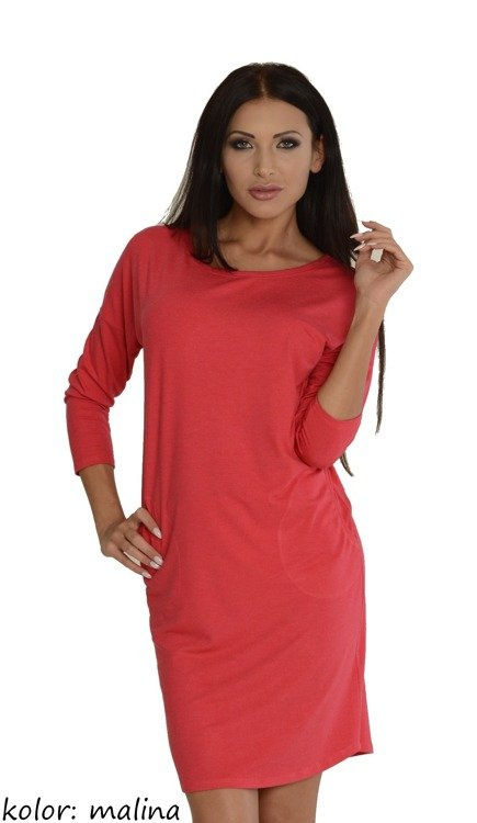 543 Paula nočná košeľa 7/8 rukáv - svetlý melír