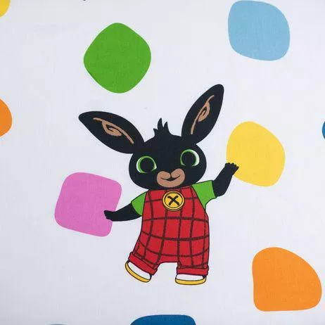 Detská plachta s gumou 90x200 Zajačik Bing Jerry Fabrics