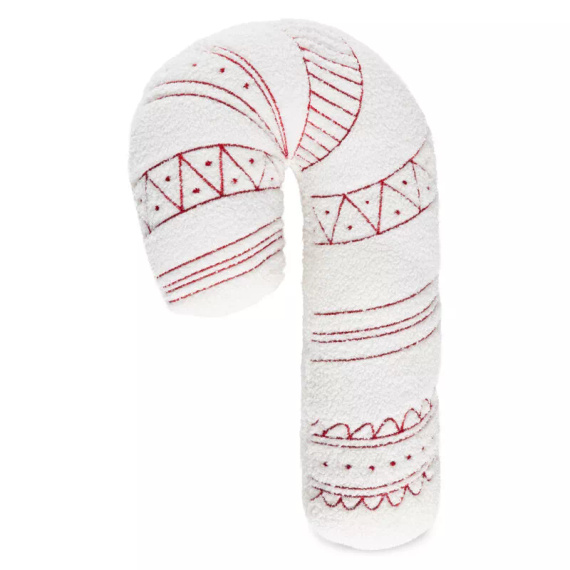 Chp 07B Eurofirany Vianočný vankúš 27x46 - cukrová trstina, imitácia buckeye, biela