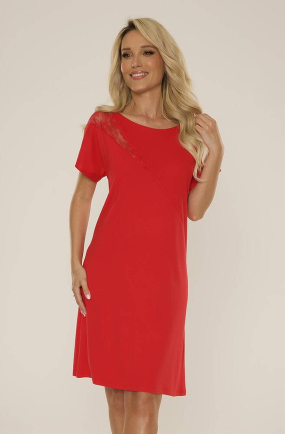 737 Velar Forex nočná košeľa - červená