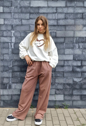 Gaja Detská mikina Bambarillo ecru| Elastická bavlnená mikina