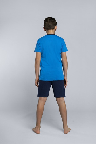 Bavlnené pyžamo Orion pre chlapca Italian Fashion sapphire / navy blue
