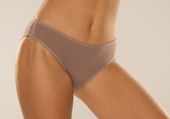 004 Limitované dámske nohavičky De lafense - mocca