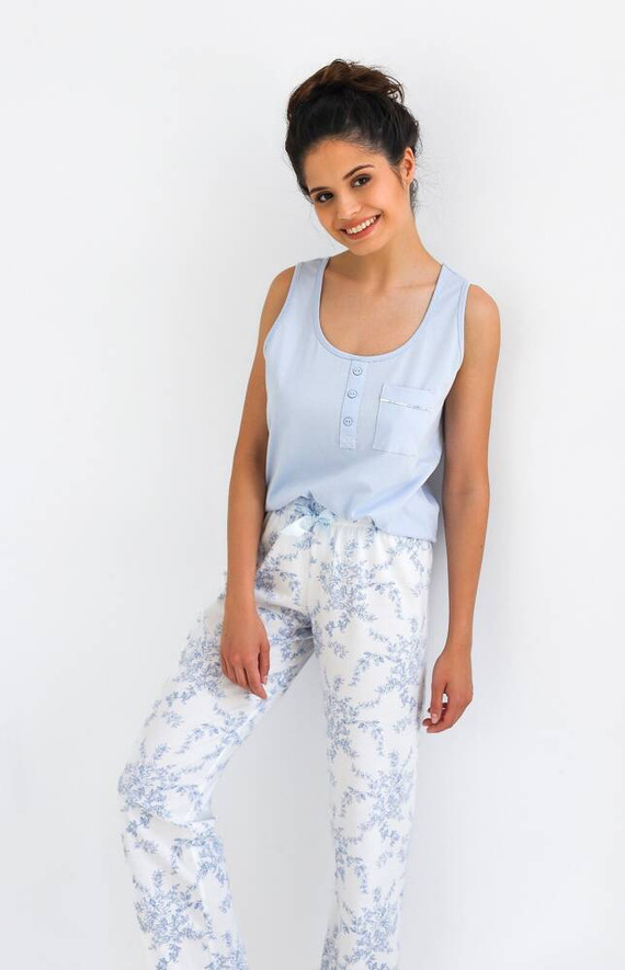 Dámske pyžamo Arely Sensis - modré