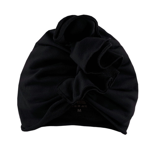 Simply Comfy čierny turban 100% bavlna