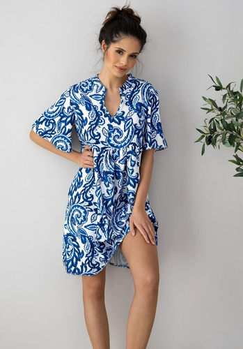 Nočná košeľa Luna od Sensis - ecru-zelená