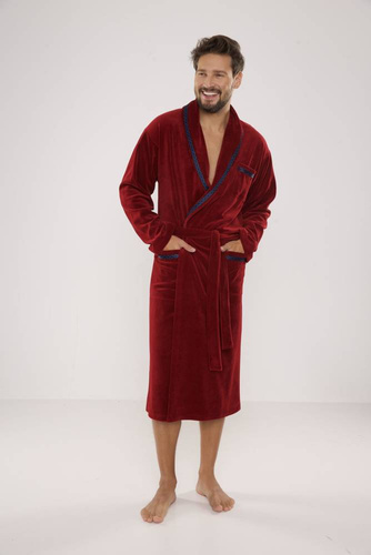 666 Ronaldo pánsky župan De Lafense - bordový