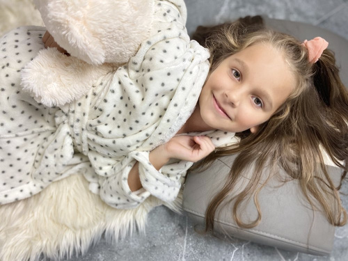 367 Melanie Forex Detský župan - ecru