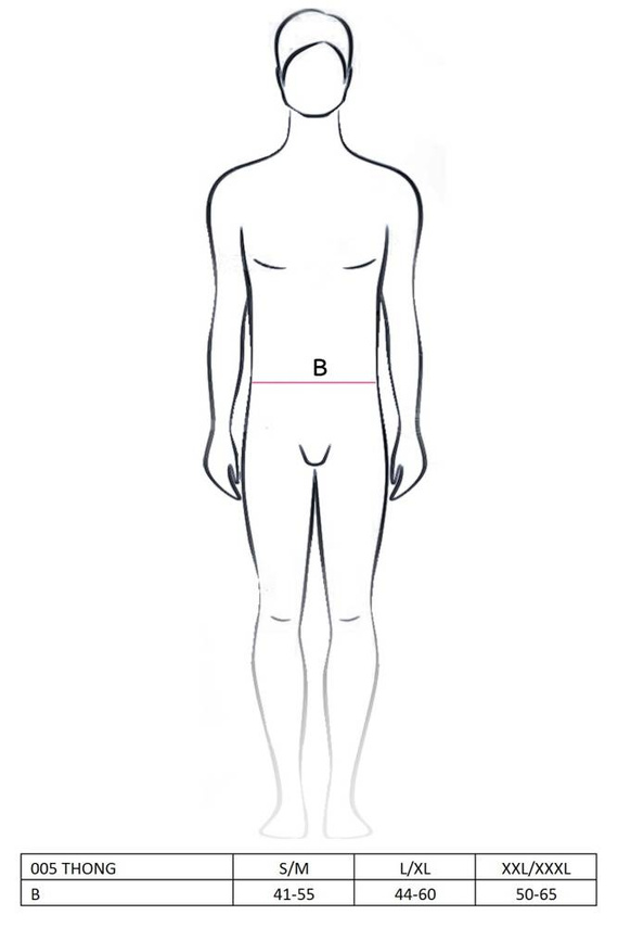 005 Pánske tangá Passion black