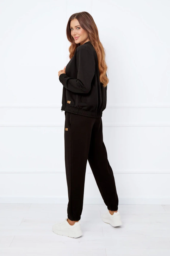 Caro Dámska bunda bomber Italian Fashion - čierna