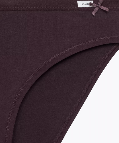 Figy 3CLP-002 Sport Atlantic - bavlna, klasický strih, 3 ks v škatuli béžová/vínová/fialová